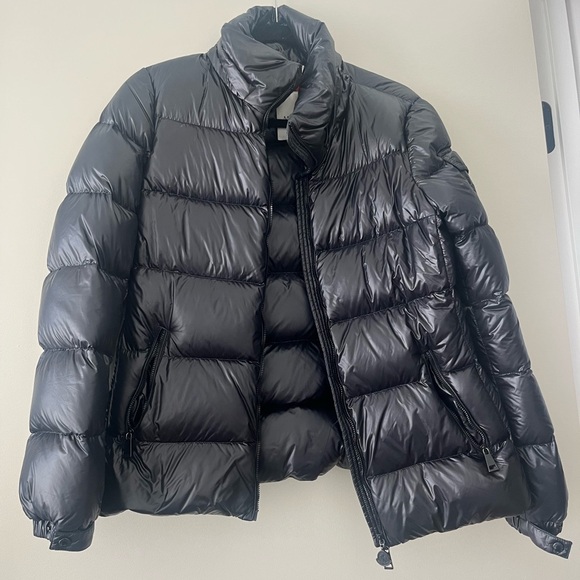 Moncler Shiny Black Down Jacket - Picture 8 of 11